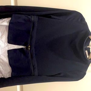 Zara Unique zipper sweater in small